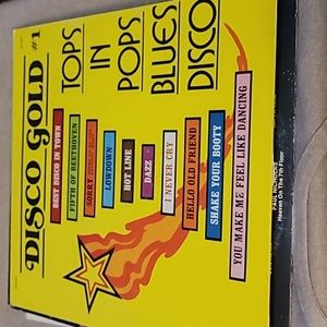 DISCO GOLD VINYL- TOPS IN POPS, BLUES, & DISCO